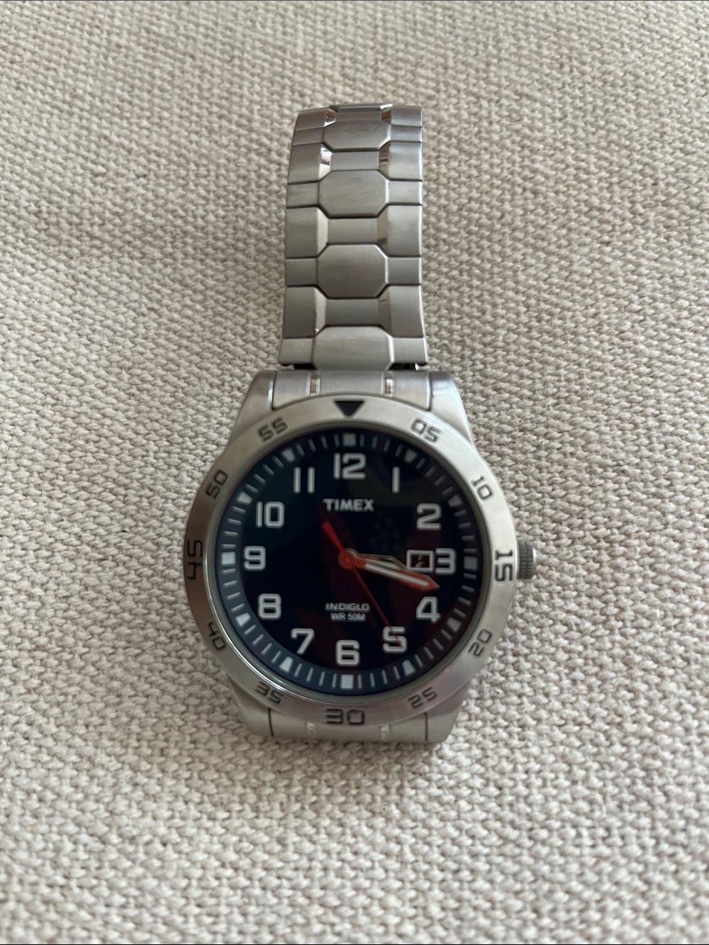 Men’s TIMEX TW2P61500 Fieldstone Way Watch and backlit Indigo function